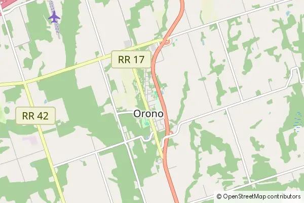 Mapa Orono