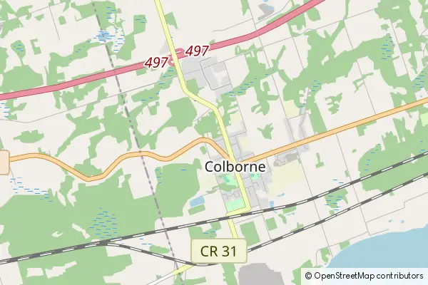 Mapa Colborne