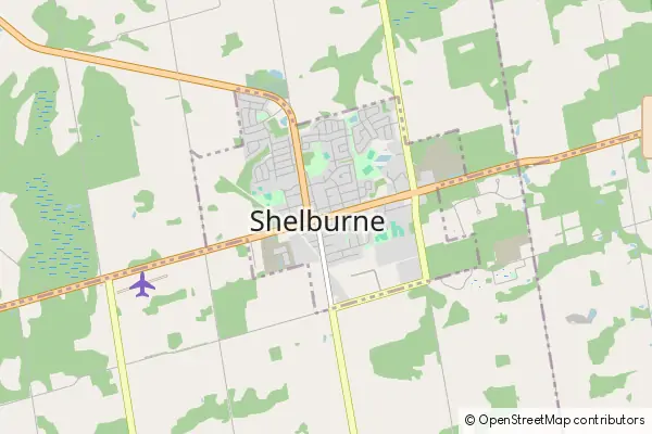 Mapa Shelburne