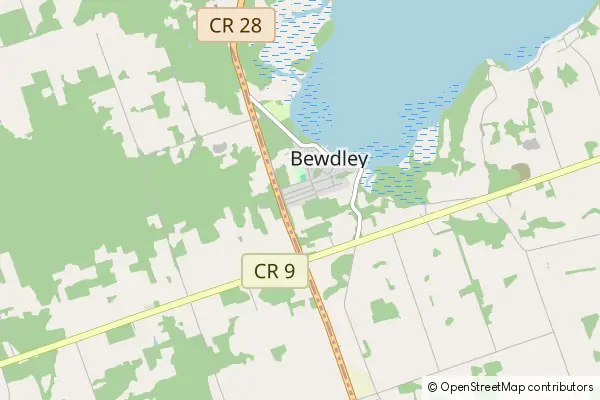 Mapa Bewdley