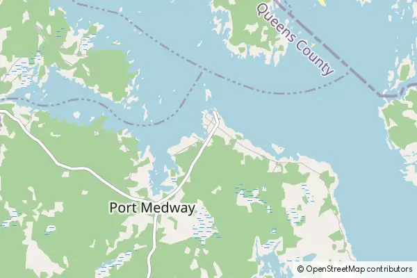 Mapa Port Medway