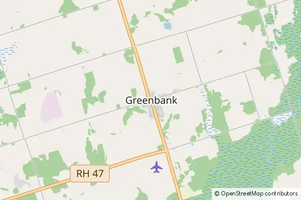 Mapa Greenbank