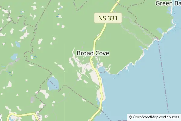 Mapa Broad Cove