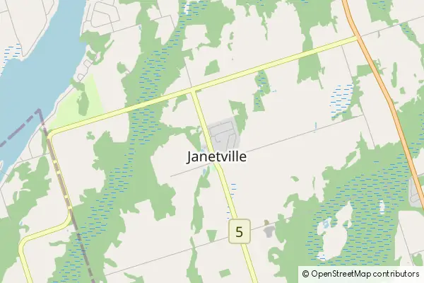 Mapa Janetville