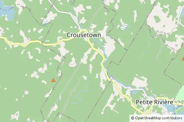 Mapa Crousetown