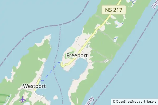 Mapa Freeport