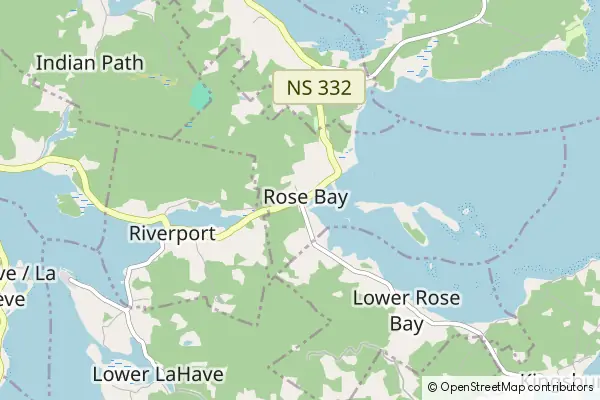 Mapa Rose Bay