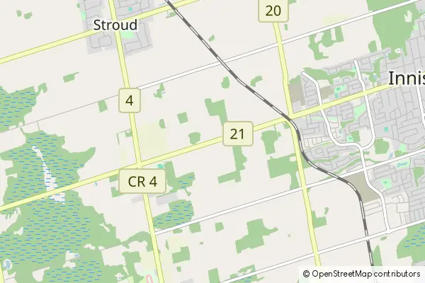 Mapa Innisfil