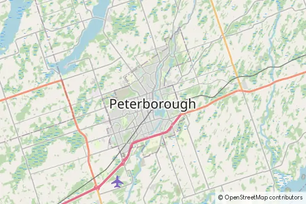 Mapa Peterborough