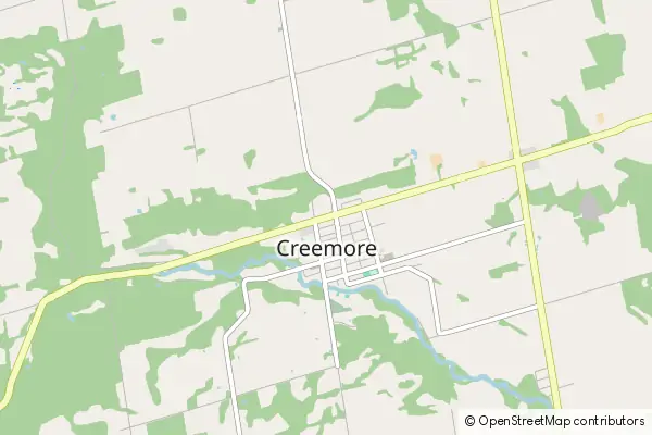 Mapa Creemore