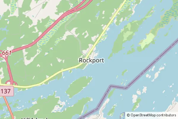 Mapa Rockport