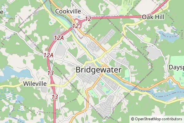 Mapa Bridgewater