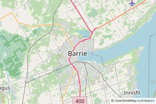 Mapa Barrie