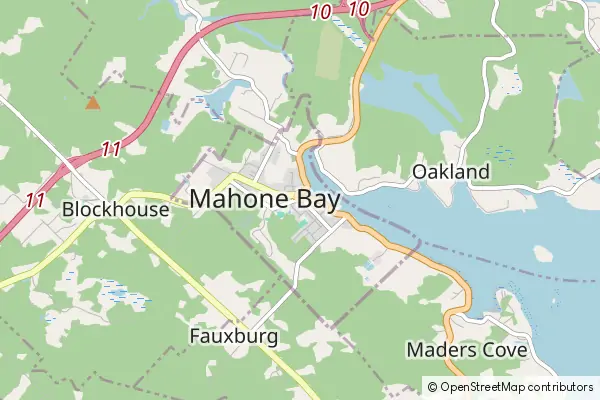 Mapa Mahone Bay