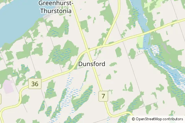 Mapa Dunsford