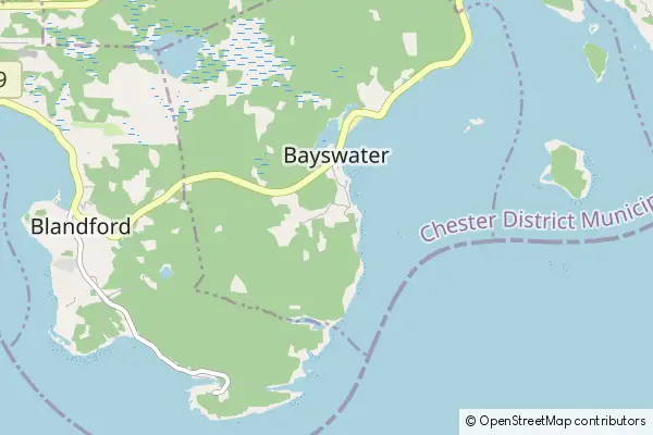 Mapa Bayswater