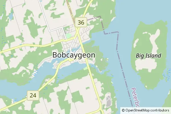 Mapa Bobcaygeon