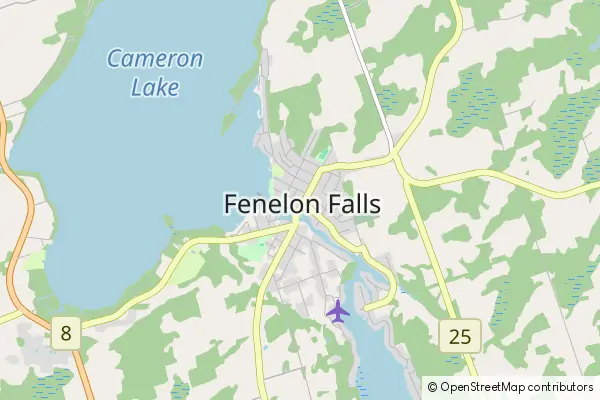 Mapa Fenelon Falls