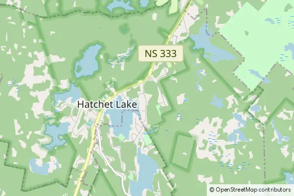 Mapa Hatchet Lake