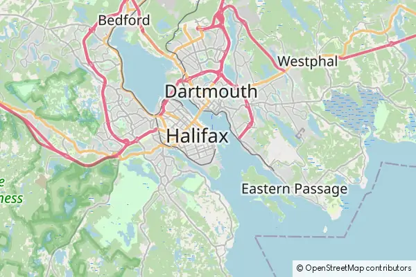 Mapa Halifax