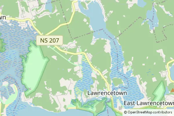 Mapa East Lawrencetown