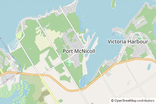 Mapa Port McNicoll