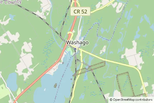 Mapa Washago