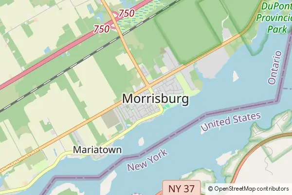 Mapa Morrisburg