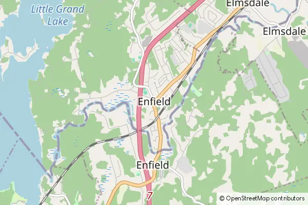 Mapa Enfield