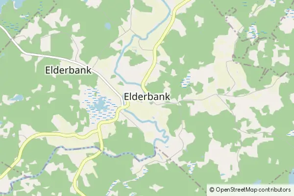 Mapa Elderbank