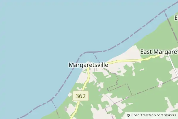 Mapa Margaretsville