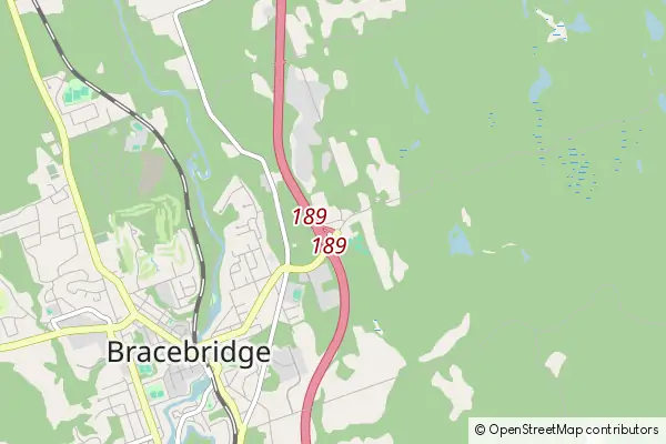 Mapa Bracebridge