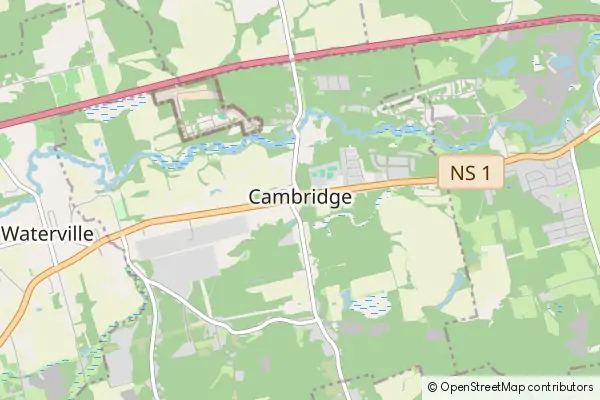 Mapa Cambridge