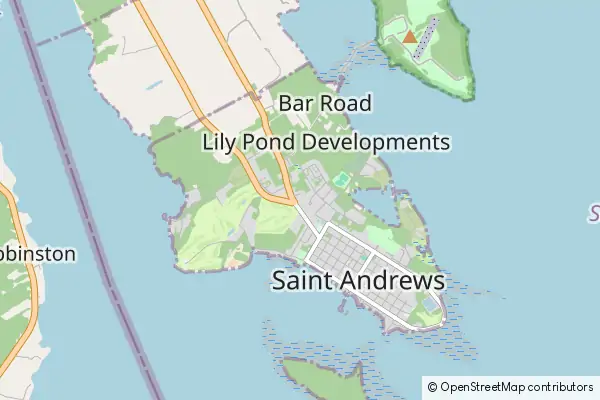 Mapa Saint Andrews