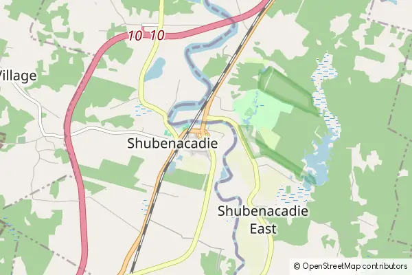 Mapa Shubenacadie