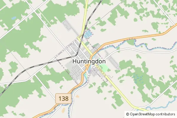 Mapa Huntingdon