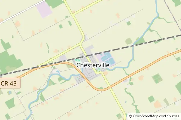 Mapa Chesterville