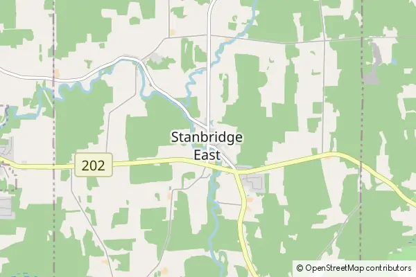 Mapa Stanbridge East