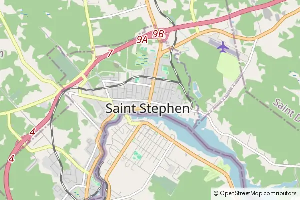 Mapa St. Stephen