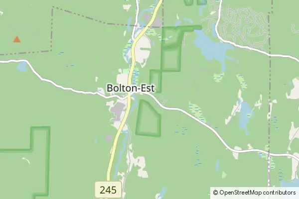 Mapa Bolton-Est