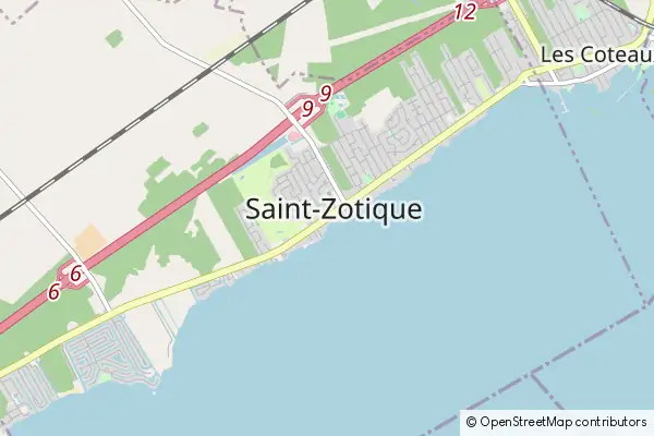 Mapa Saint-Zotique