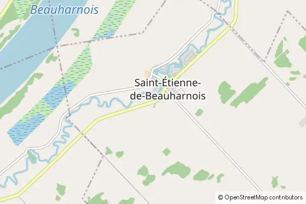 Mapa Saint-Étienne-de-Beauharnois