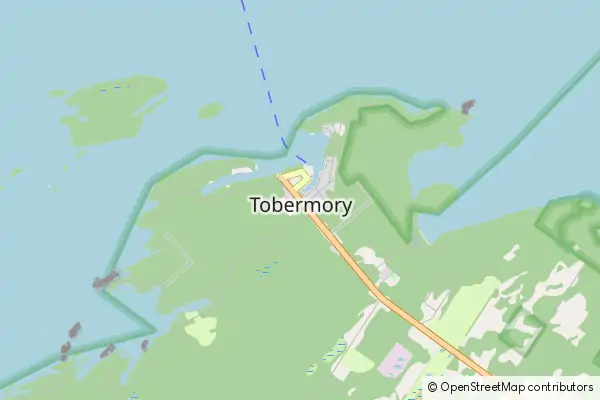 Mapa Tobermory