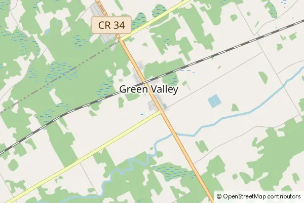 Mapa Green Valley