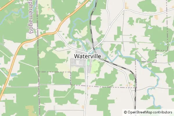 Mapa Waterville