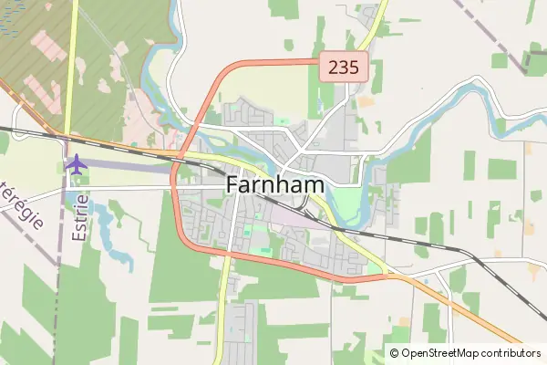 Mapa Farnham