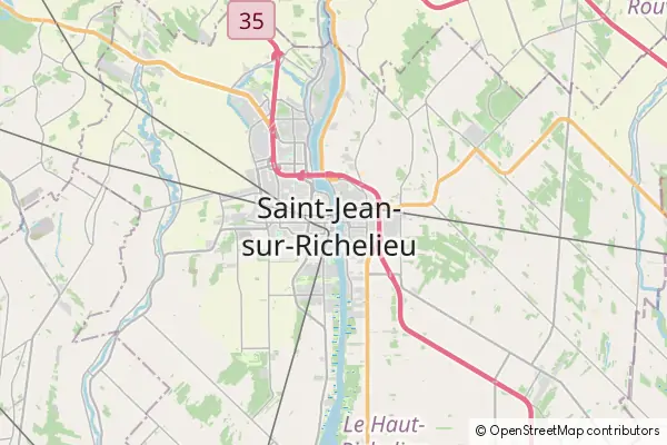 Mapa Saint-Jean-sur-Richelieu