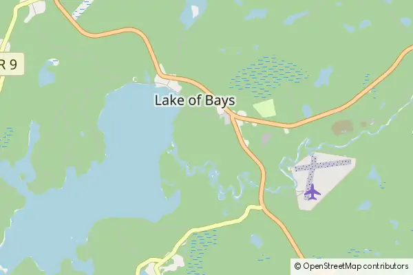 Mapa Lake of Bays