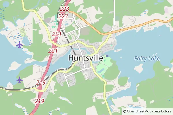 Mapa Huntsville