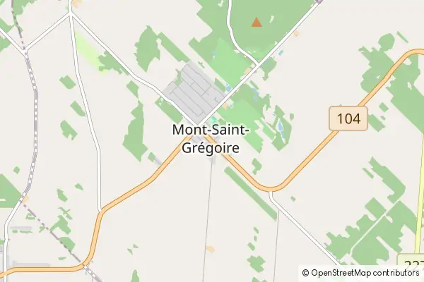 Mapa Mont-Saint-Grégoire